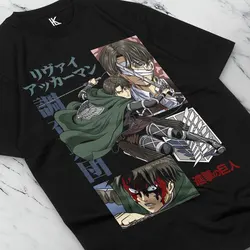 Levi Ackerman T-shirt Shingeki No Kyojin AOT Anime