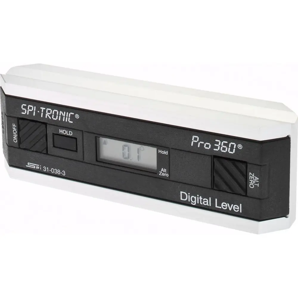 

Digital Protractor and Level with 360° Measurement and 0.10° Accuracy
