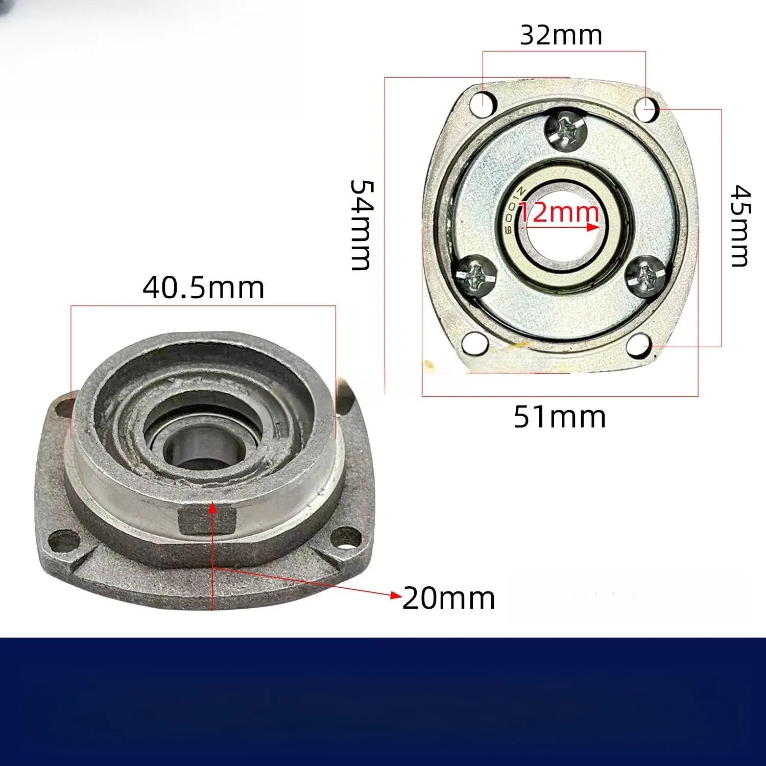 Suitable for Hitachi G10SF3 Rili Angle Grinder High Performance Angle Grinder Front Bearing Cover for 100mm Angle Grinders