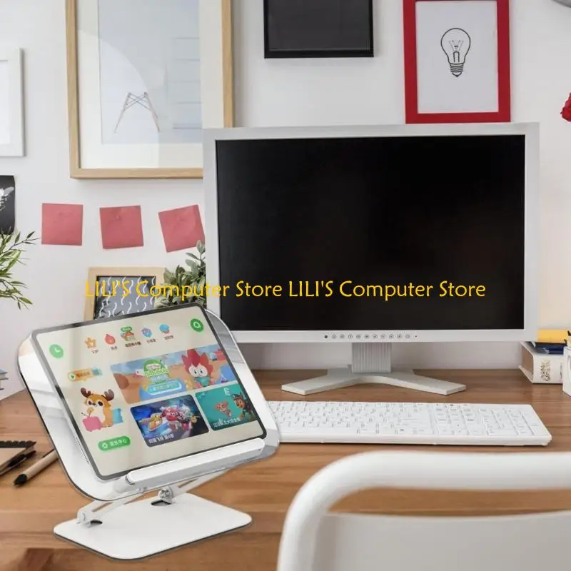 

A52B Modern Acryles Desk Dest Holder для чтения полностью регулируемого и 360 ° Вращается дополнительным для удовлетворения