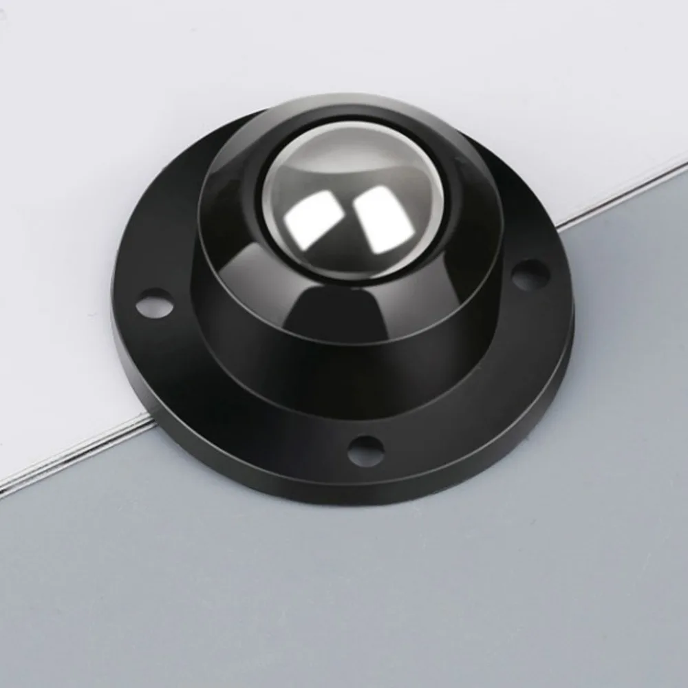 8pcs Rotating Adhesive Caster Wheels Black 1.7Inch Diameter Universal Swivel Caster Furniture Caster Wheels Trash Can