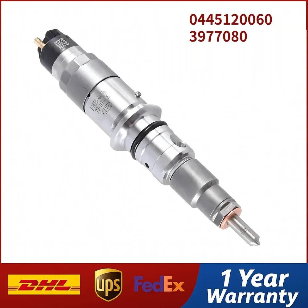 0445120060 3977080 Diesel Fuel Injector for Cummins ISB300 QSB7-G5 Engine