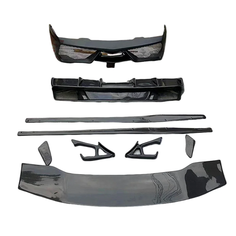 

Для Lamborghini Gallardo LP550 LP560 LP570: Комплект для тюнинга в стиле DMC — передний бампер, боковые пороги, диффузор, задний спойлер из полукарбона