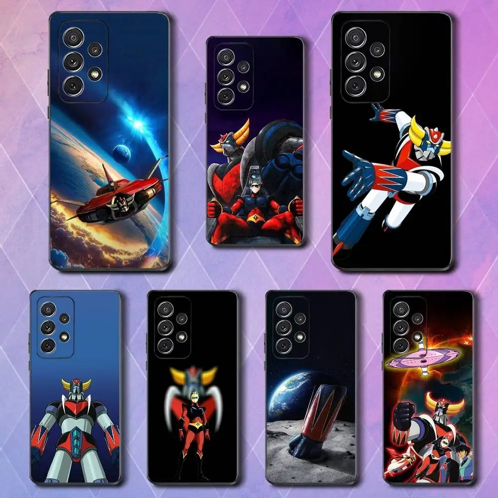 

R-Robot G-Goldorak-UFO Phone Case For Samsung S25,S24,S23,S22,S21,S20,S10,Ultra,Plus,Lite,FE,Soft Silicone Black Cover