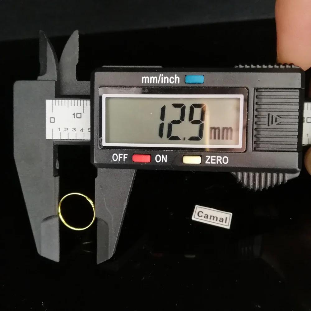 Camal 100 stks Goud 13mm/0.51 inch Ring Connectors voor Achthoekige Kralen Kristallen Hangende Prisma Opknoping Aansluiten lamp Kroonluchter