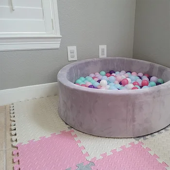 8 पीस/2.5 सेमी मोटी नॉनस्लिप बेबी क्रॉलिंग प्ले मैट साउंडप्रूफ पज़ल जिम मैट बच्चों के कमरे के लिए और पर्यावरण के अनुकूल पज़ल मैट 10 best sales नरम खेल - №9