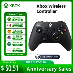 Microsoft Xbox Core Wireless Controller Carbon Electric Volt White Black for Xbox Series X Xbox Series S Xbox One Controller