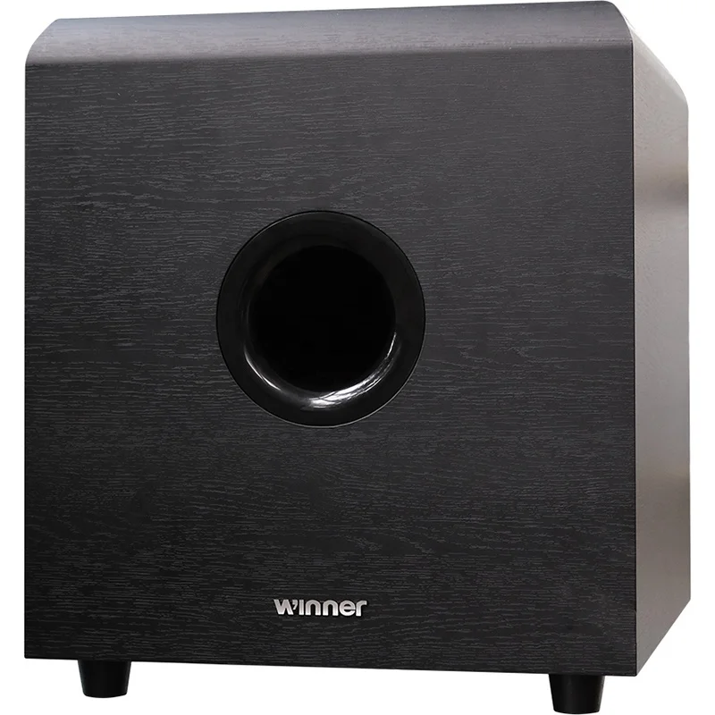 ODM/OEM manufacture High quality 10 inch subwoofer box black colour best timbre home theater active subwoofer