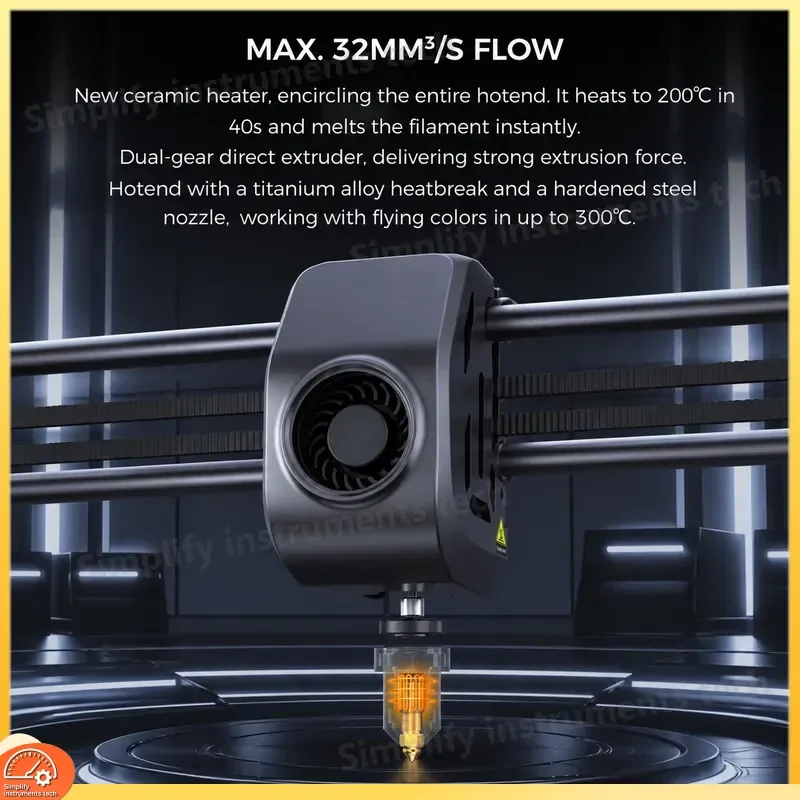 K1 Max 3D Printer High Speed AI Auto Leveling FDM 300x300x300mm Large Build Volume Fast Printing DIY Kit for PLA PETG TPU