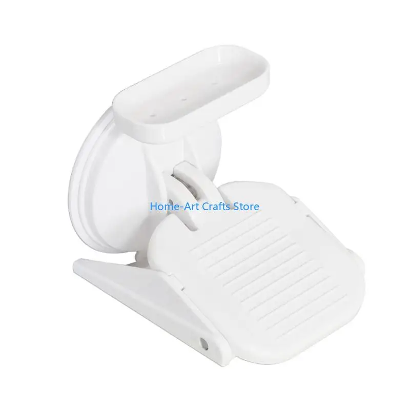 

Y3NA Supportive Bathroom Footstool for Recovery Pliable Shower Stool Not Slip Pad Includes Storage Simple Mounting Comfort 2026