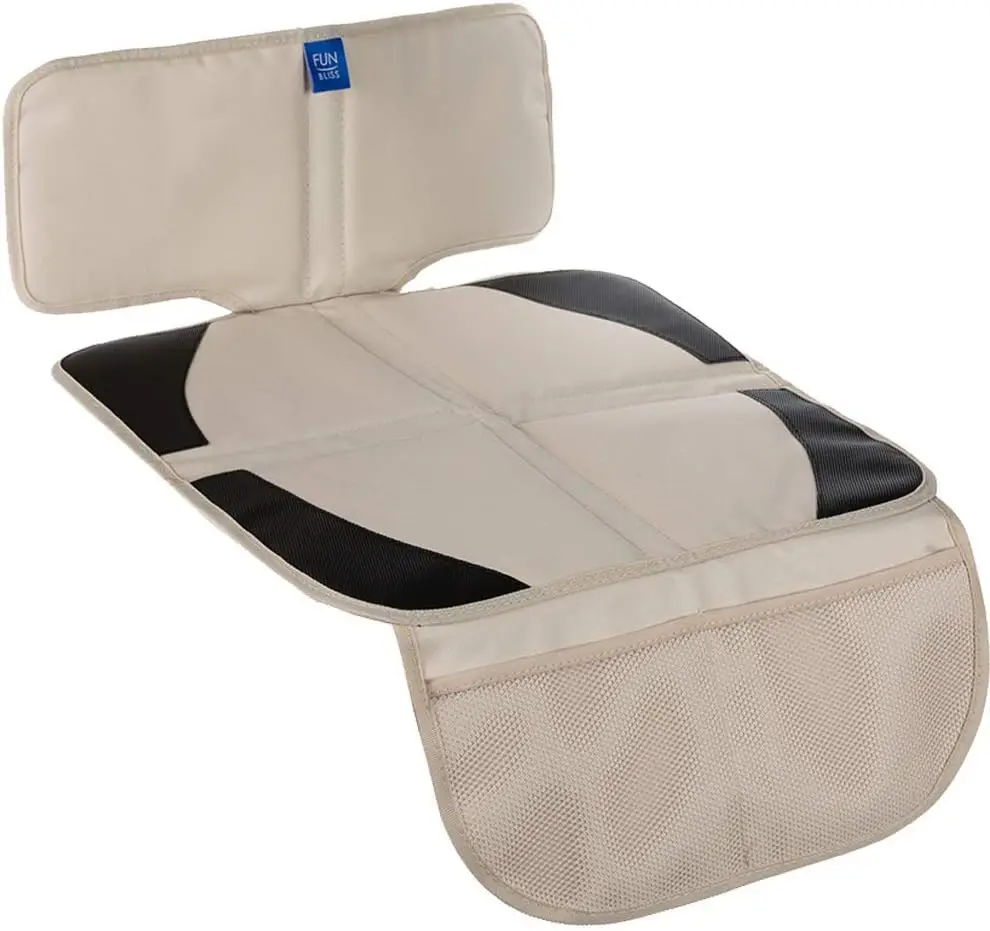 

Thick Padding Car Seat Protector with Organizer Pockets, Waterproof Fabric for Child and Dog, SUV Sedan Leather Seats