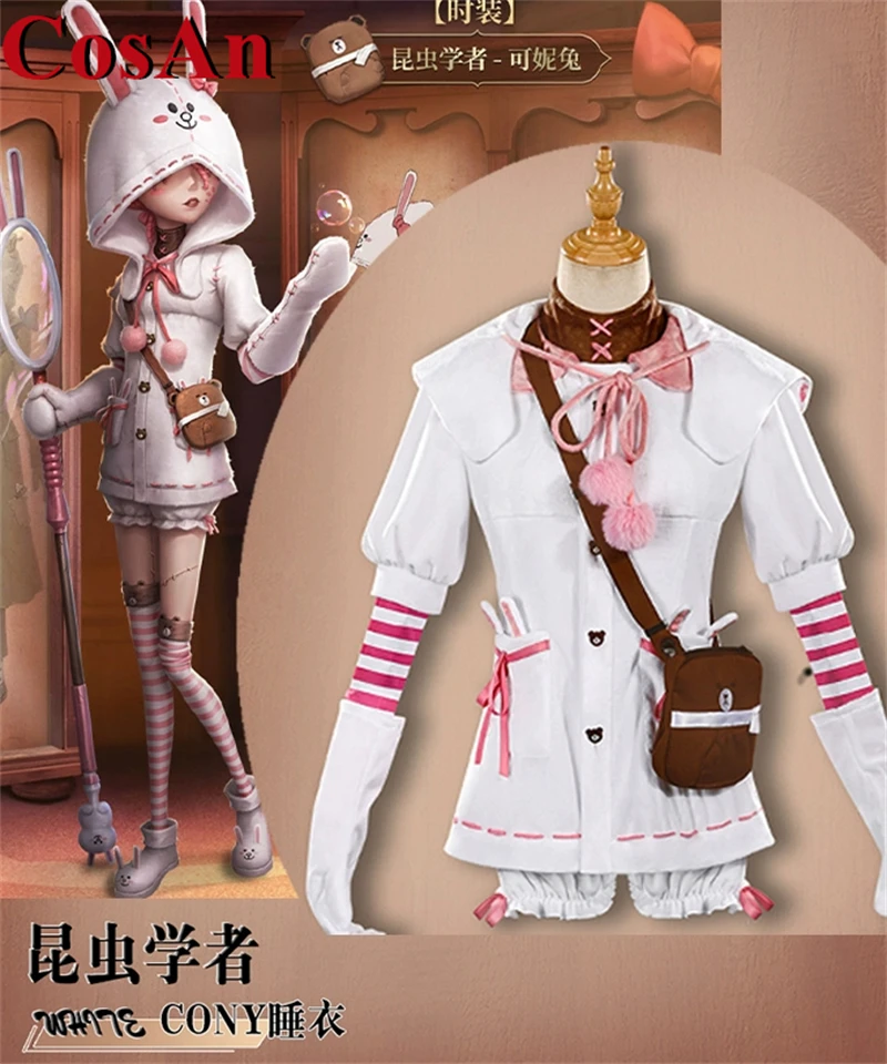 

CosAn Game Identity V Entomologist Coney Rabbit Cosplay Costume New Era Lovely Dress Role Play Clothing