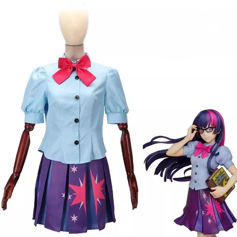 زي توايلايت سباركل التأثيري للنساء البالغات، فستان صيفي موحد، زي الهالوين، أزياء كرنفال للبالغين