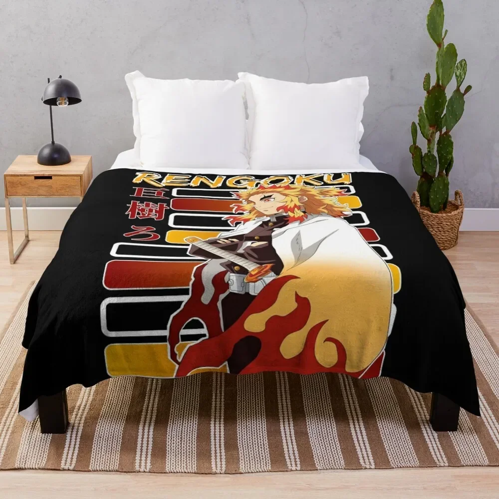 fire pillar Throw Blanket Moving for winter Quilt manga Blankets