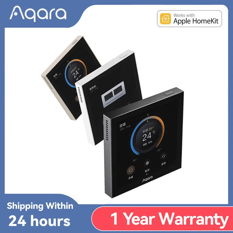 Aqara Smart Thermostat S3 Controller App Voice Control Zigbee Smart Touch Screen Work With Smart Switches For  Apple Homekit