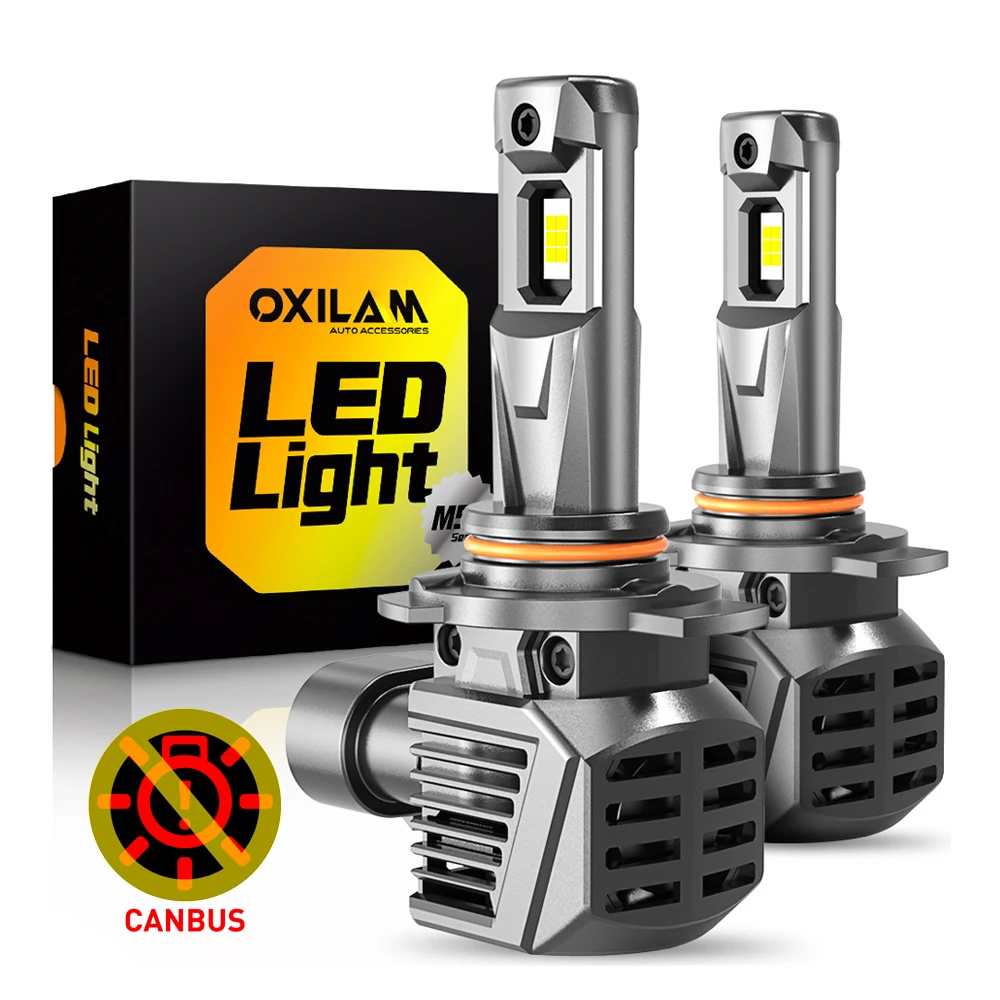 

OXILAM 2Pcs 9012 Hir2 LED Headlight Canbus Bulb 22000LM Super Bright H7 9005 HB3 H8 H11 LED Head Lights 120W Turbo Lamp 6500K