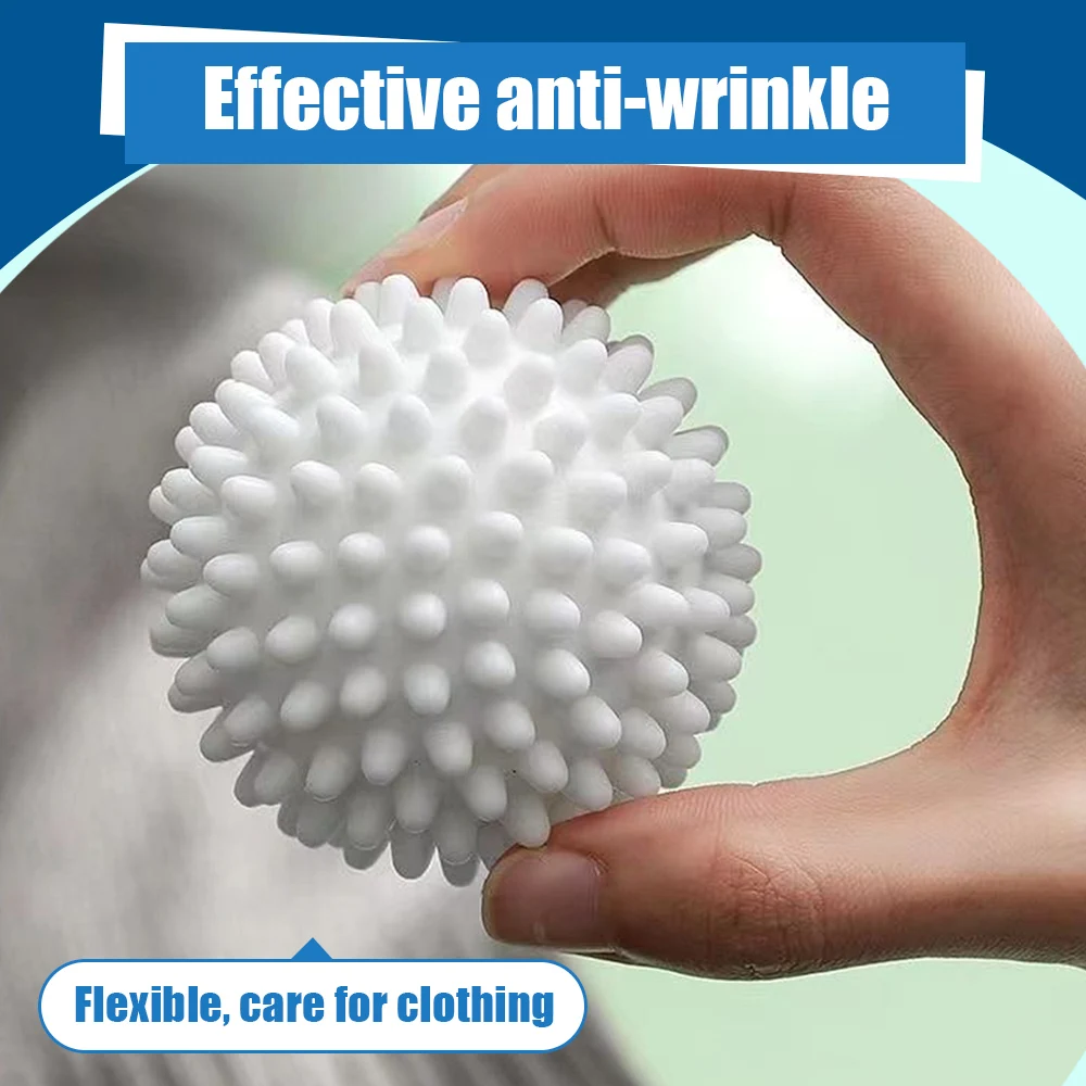 Reusable Dryer Balls PVC Laundry Ball Household Washing Machine Fabric Softener Ball for Clothes Cleaning Drying Balls Tool