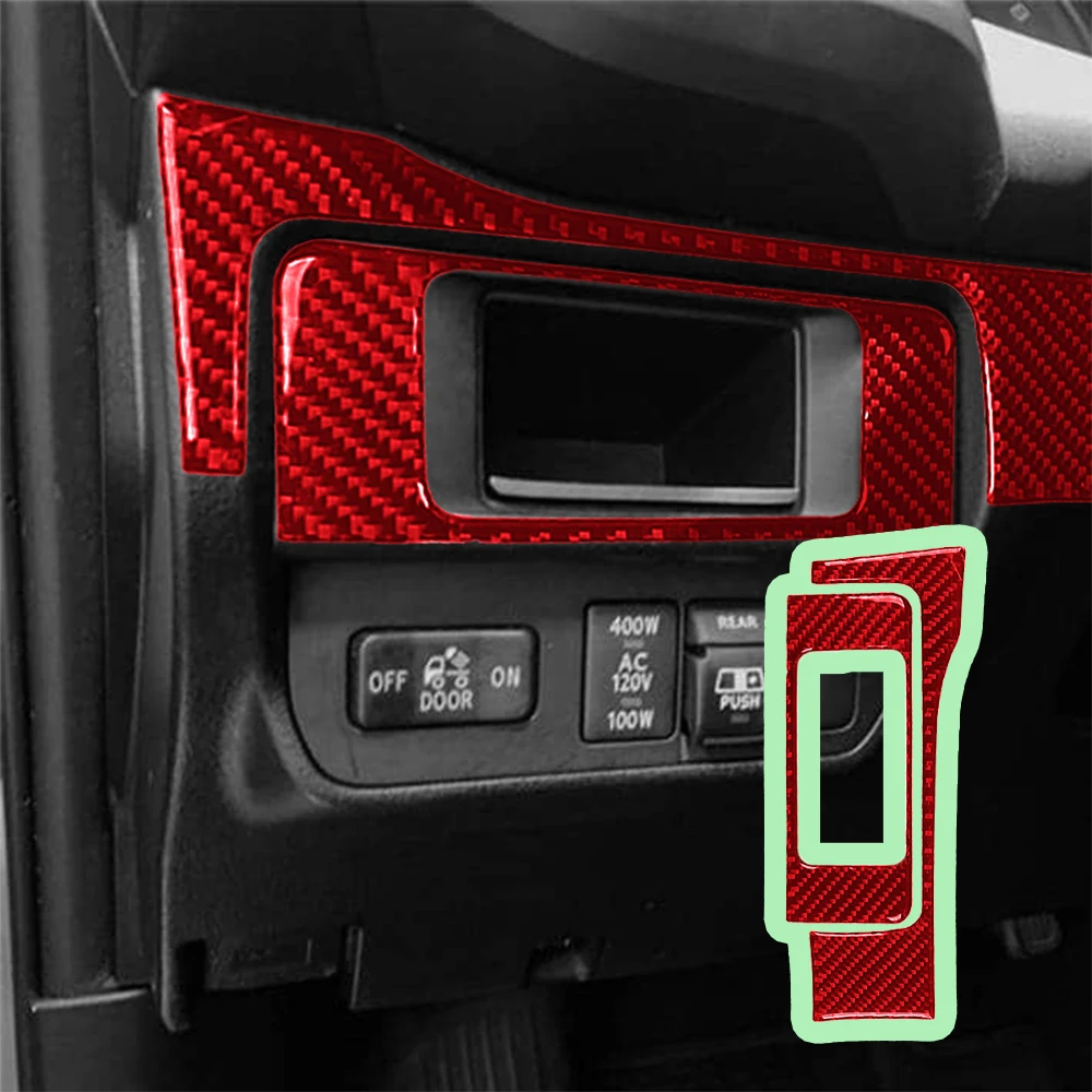 

Lighting Control Panel Decorate Sticker Cover Trim for Tacoma Double Cab 2016-2020 2021 2022 2023 Car Accessory Carbon Fiber