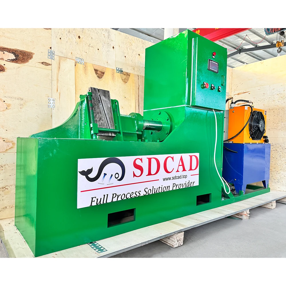 

Sectional Helical Spiral Blade Production Helix Screw Flight Hydraulic Press Forming Screw Making Machine