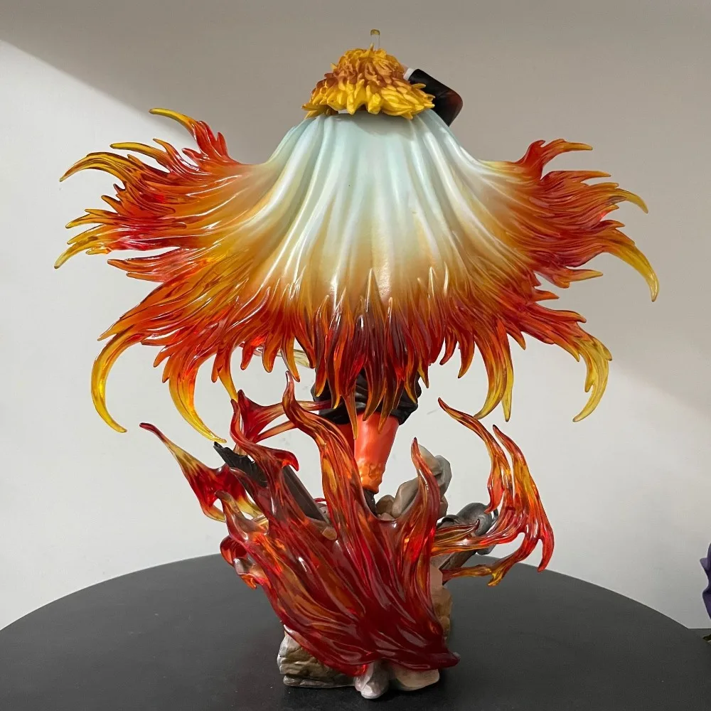 

Demon Slayer Rengoku Kyojuro Action Figure 30cm PVC Static Anime Desktop Model Collector Edition Collectible Toys for Fan Gifts