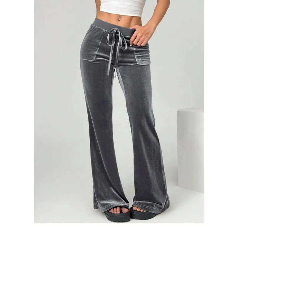 Casual Temperament Flared Pants Pant Women's Clothing Commuting Simple Style All-match Hot Girl Style Fashion Solid Color Trendy
