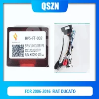 QSZN-decodificador de caja Canbus para Radio de coche, arnés de cableado de alta configuración, Cable de alimentación, para FIAT DUCATO 2006-2016