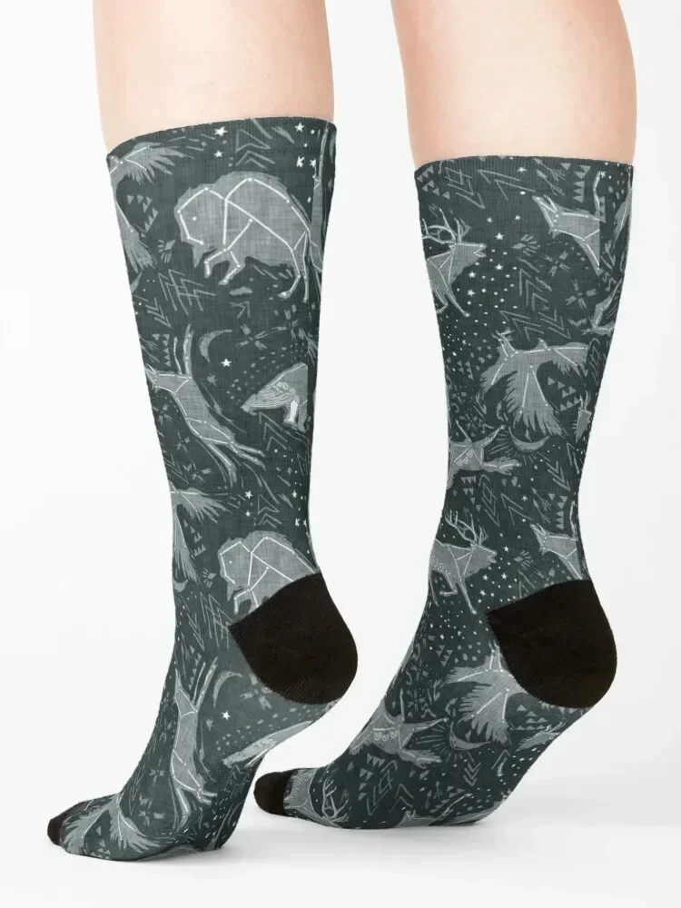 Animal Constellations Socks basketball new year cartoon short Mens Socks Women's