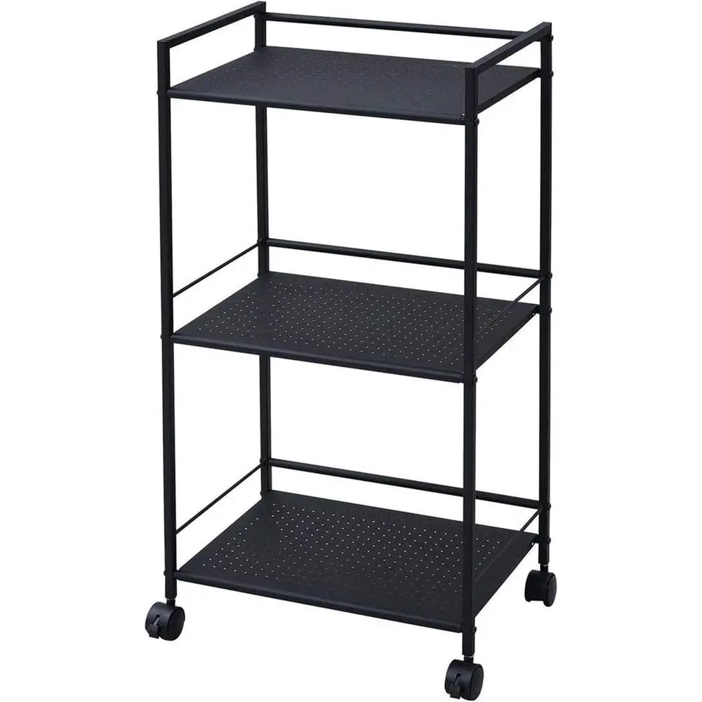 

Three-Tier Steel Wheeled Rack
