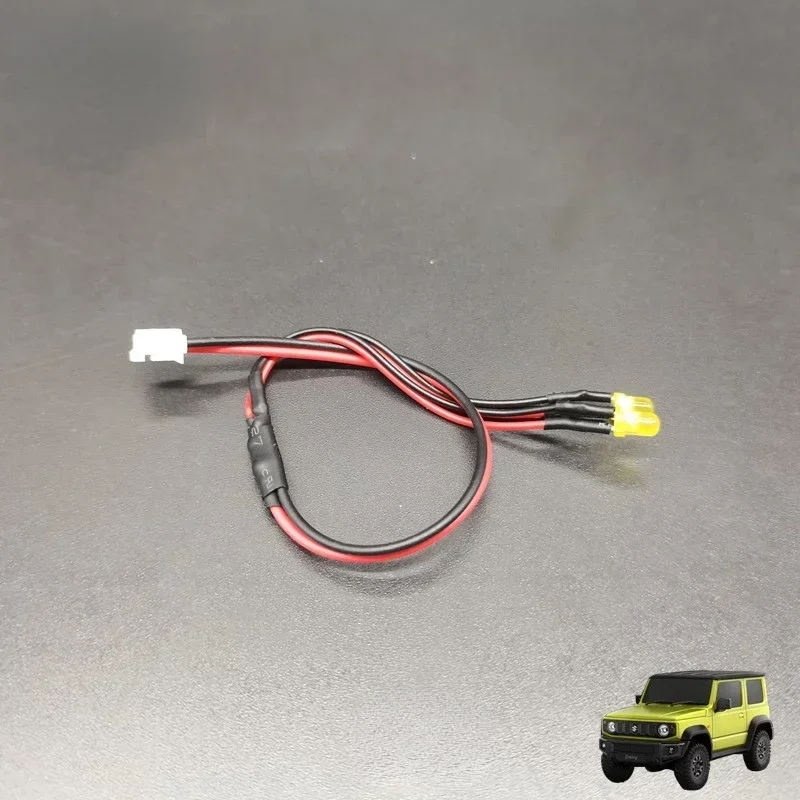 Stalen touwkit en LED-lichtkabel voor Xiaomi Suzuki Jimny 1/16 RC Crawler Auto Upgrade Onderdelen Decoratie Accessoires