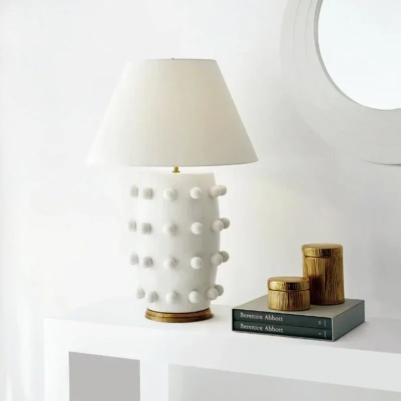 Wabi Sabi Wind Ceramic Table Lamp Modern Simple Creative Hotel Designer Living Room Villa Decorative