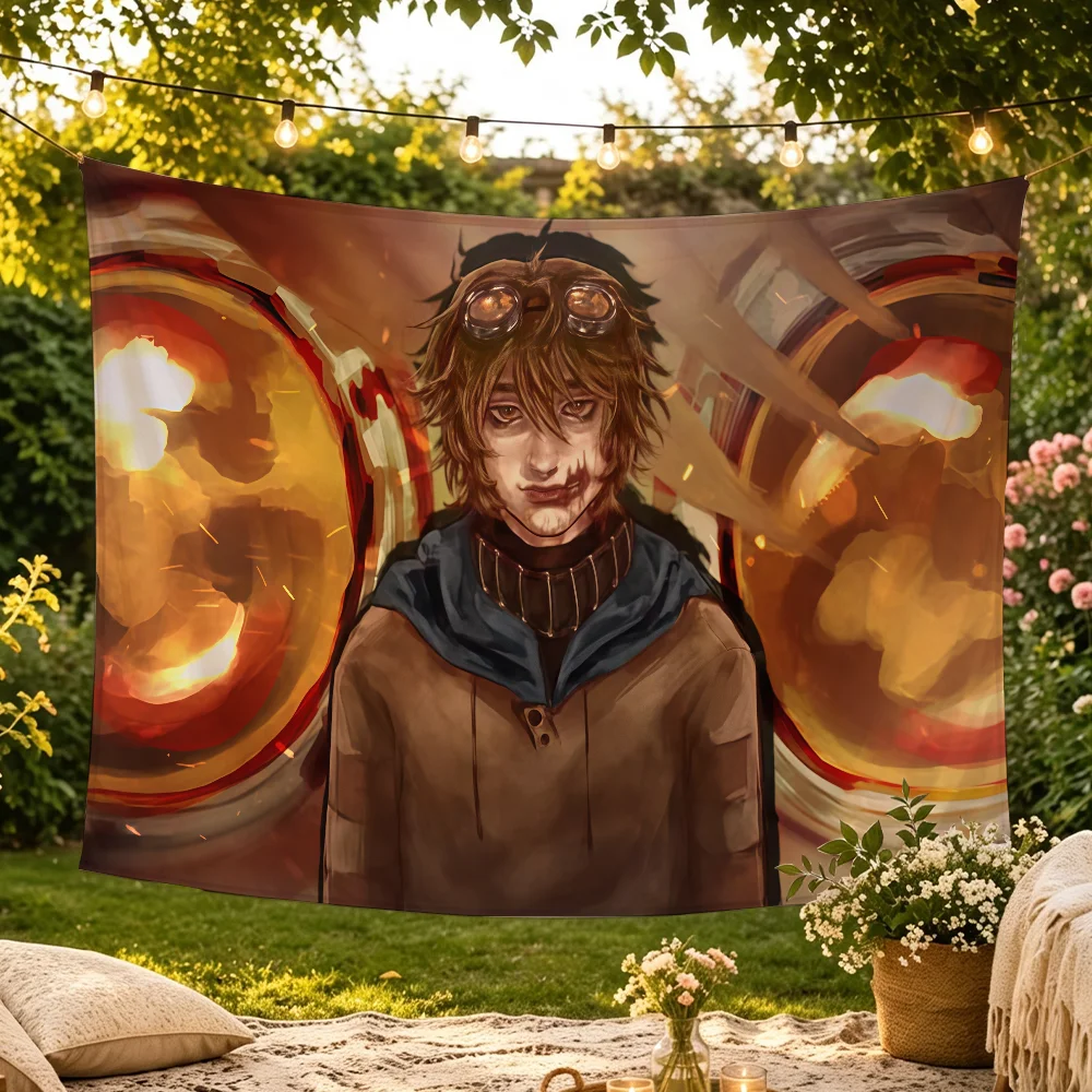 Ticci T-Toby Game Creepypasta-Flagge Raumdekoration Wandteppich Hängende Ästhetische Schlafzimmer-Werbefläche – Detail 6