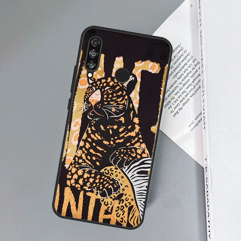 Classic Leopard Tiger For Huawei Nova Y90 Y70 Y60 Y61 5T 9 10 SE 3i 7i 8i P Smart P20 P60 Pro P40 P30 Lite Case