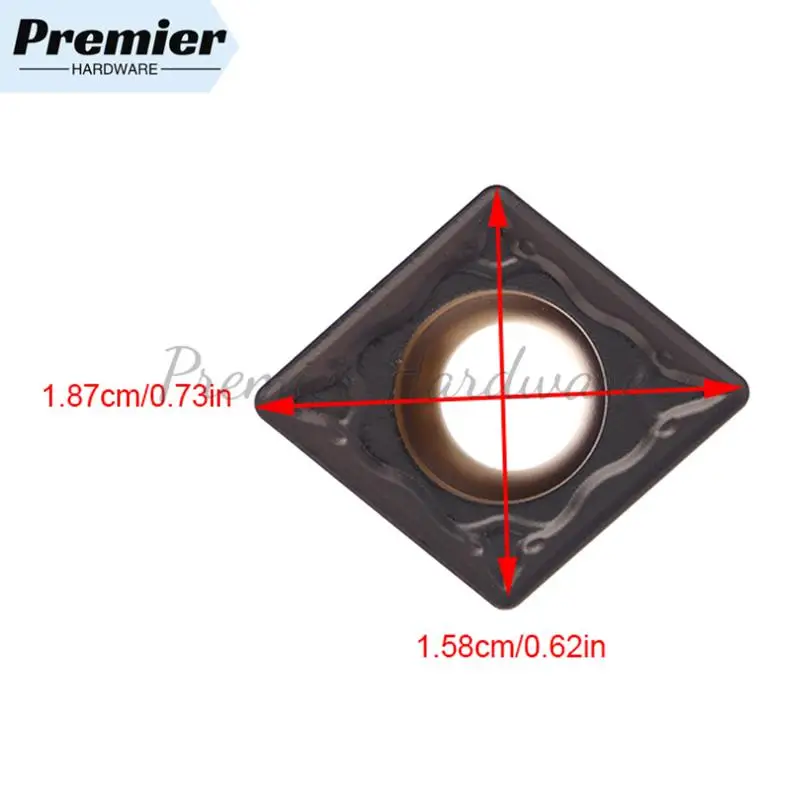 L'insert de tournage en acier CCMT120408-GM SP3200 convient à l'usinage de pièces en acier doux telles que l'acier abrasif