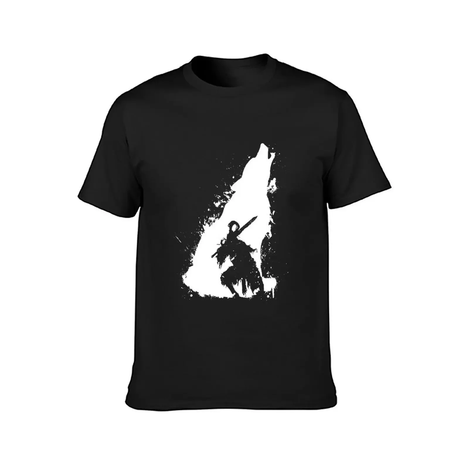 Walker of abyss (Version Silhouette) T-Shirt summer top anime clothes Men's clothing