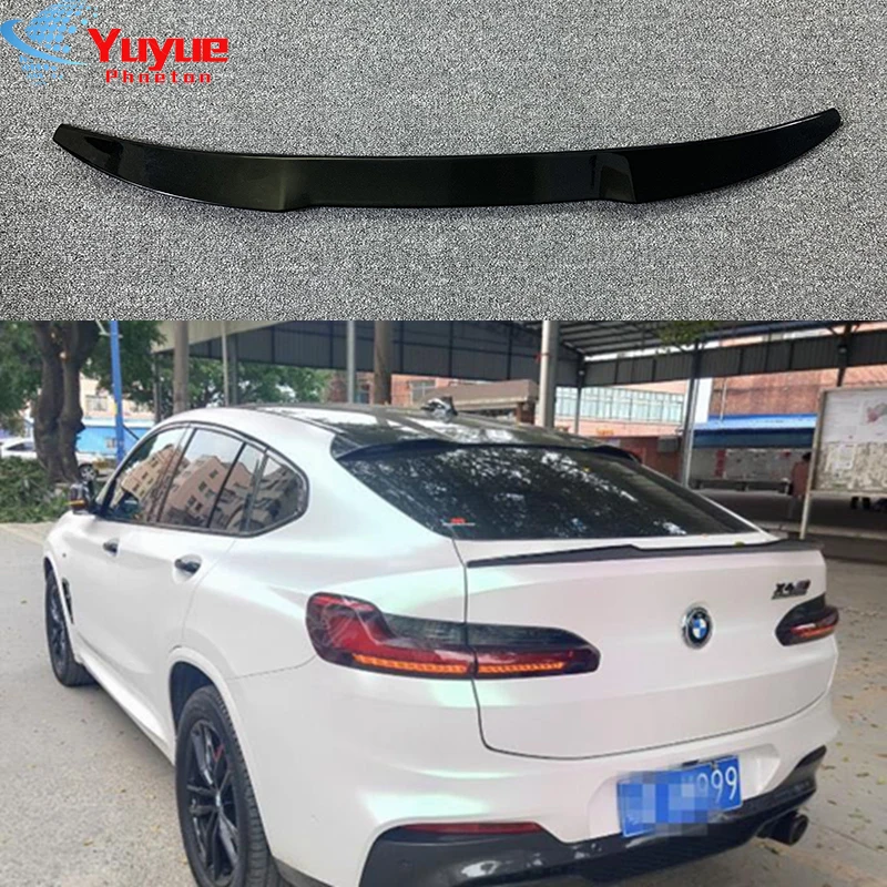 For BMW X4 Spoiler G02 M Performance Style Spoiler of Car Styling ABS Material for X4 Spoiler Primer and Lacquer Trunk Wing