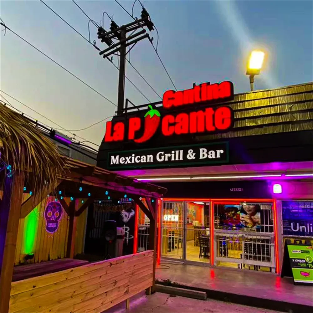 

Custom 3D Illuminated Letters Business Logo LED Backlit Sign Company Signage Metal 3d Letters Logo Sign Office Sign For Wall