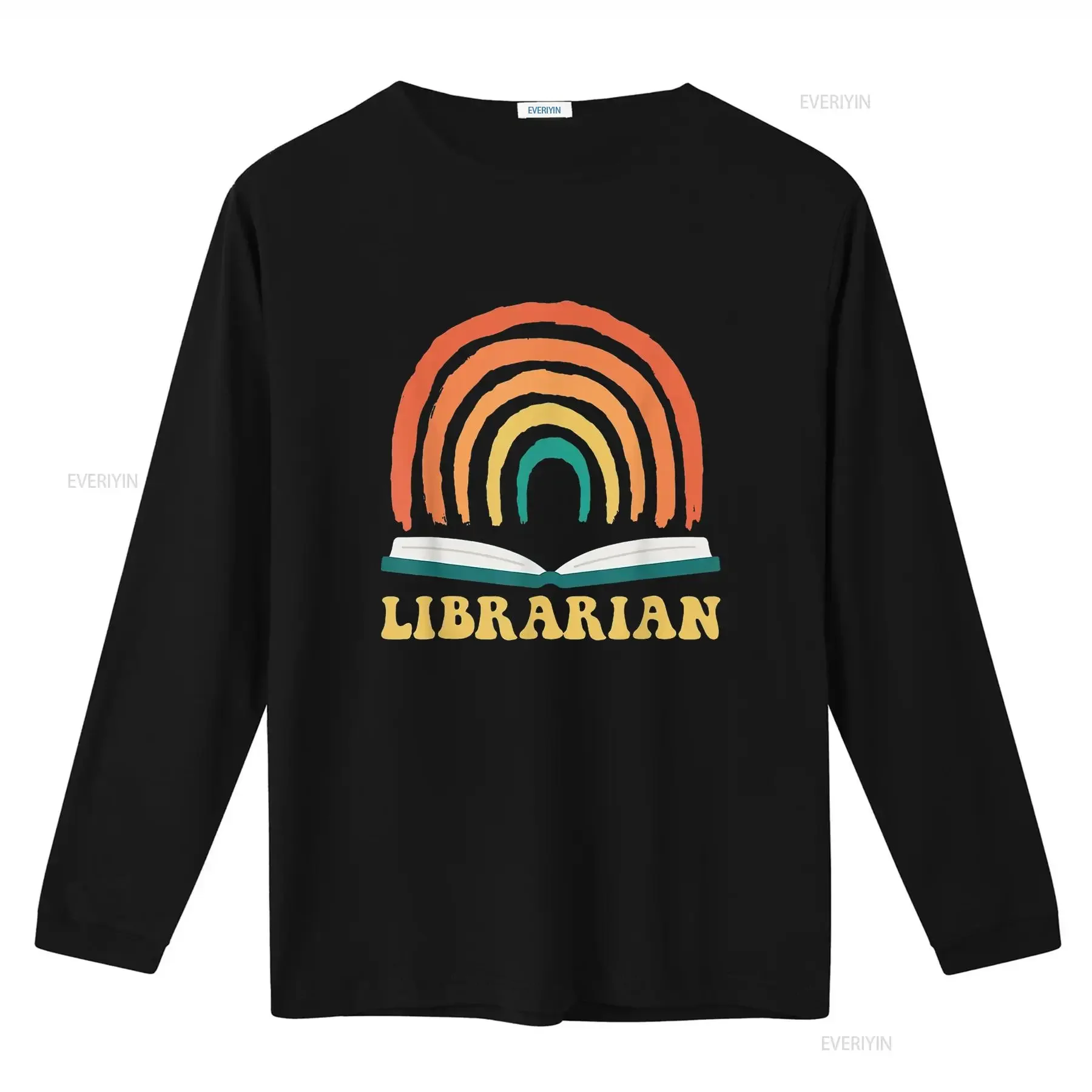 أمين المكتبة خمر كتب القراءة الرجعية قوس قزح العصرية المرأة تي شيرت الصيف مع طباعة فريدة خمر غسلها امتدت