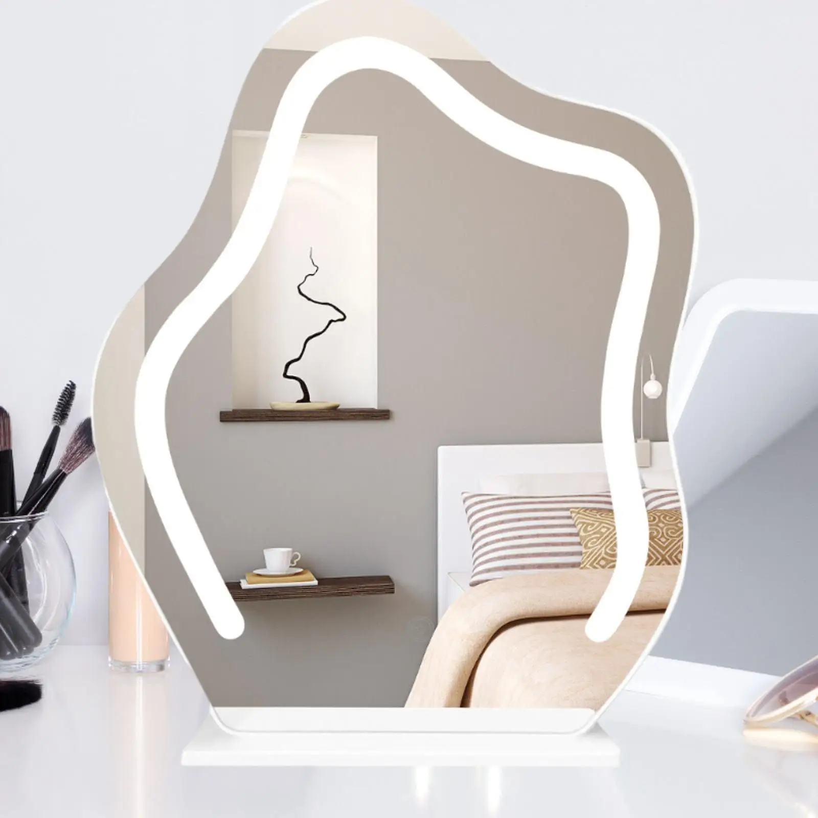 Brittop-Miroir de Maquillage à 3 Modes de Documents, pour Chambre à Coucher et Hôtel