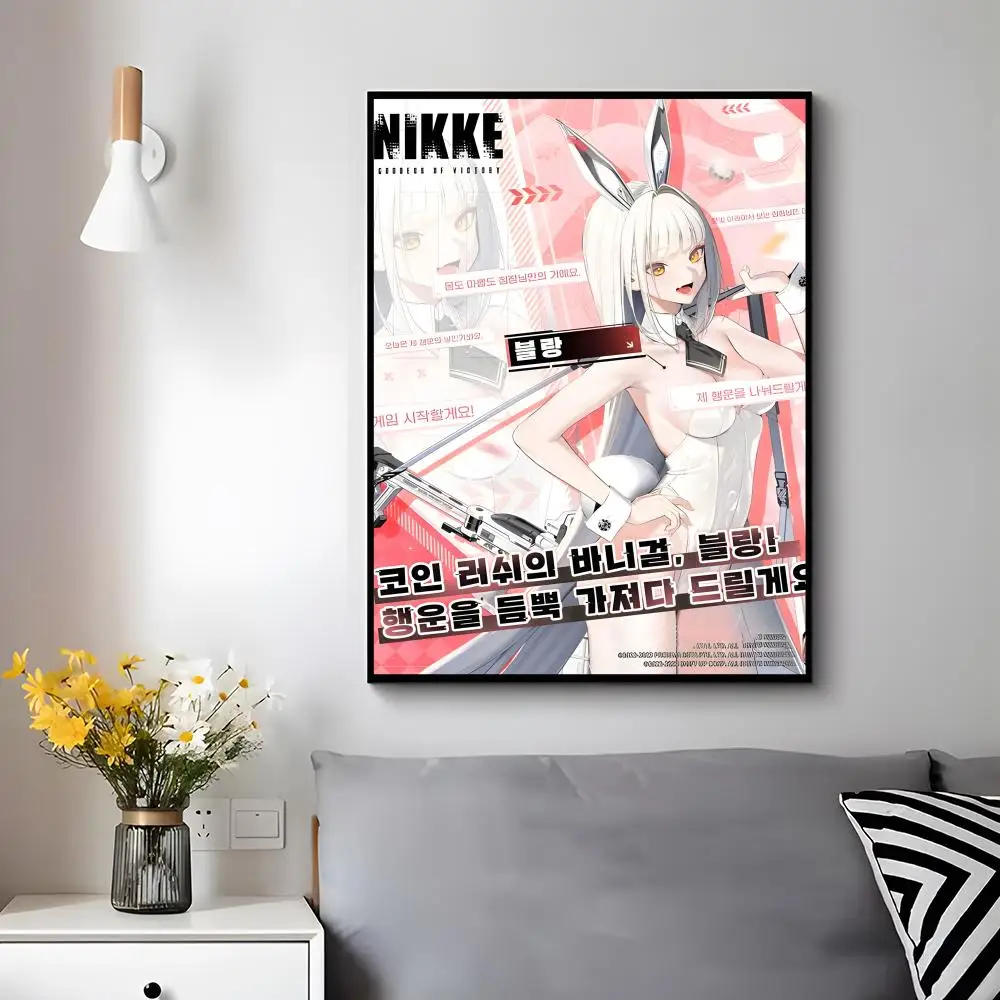 Shooter Game G-goddess of Victory Nikke Poster Modern Luxury Wall Poster Home Decor Space Enhancer