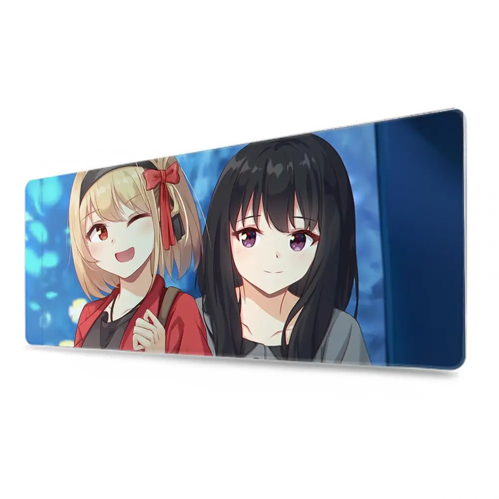 Lycoris Recoil Mouse Pad Keyboard Mousepad lauge 1200X600 mm Desk Mat PC Gamer Office Carpet Home Table pad