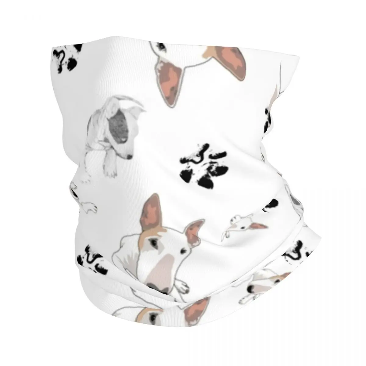 Bull Terrier Dog Bandana Neck ghetta stampato Balaclavas Face sciarpa fascia multifunzionale escursionismo per uomo donna adulto all'aperto