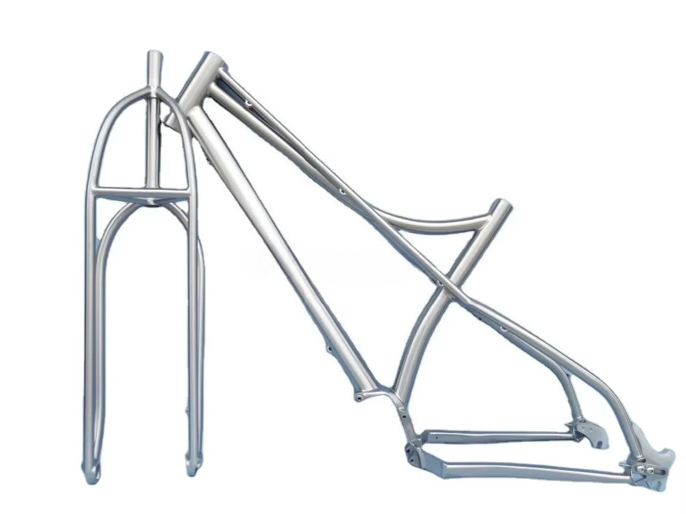 

29er Titanium Fat Bike Frame with Pinion System