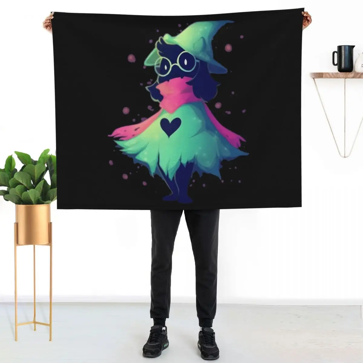 DELTARUNE RALSEI Classic Throw Blanket For Sofa Thin Moving Cute Plaid Bed covers Comforter Vintage Blankets
