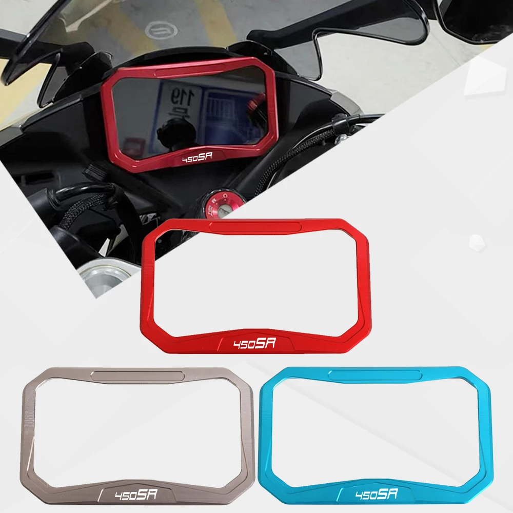 

For CFMOTO 450SS 450SR SR450 450NK 800NK 450MT 250SR Motorcycle Meter Frame Cover Screen Glare Shield Instrument Display Guard