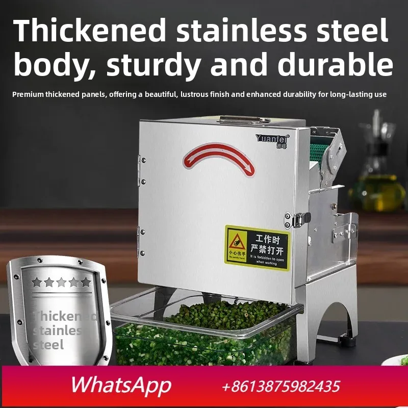 

YJQ scallion machine Commercial cutting chili ring chives coriander slicing and cutting machine