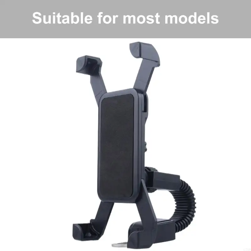 U75E ABS Phone Hold Convenient Phone Stand 4 Paw Phone Hold 360 Rotatable Phone Rack