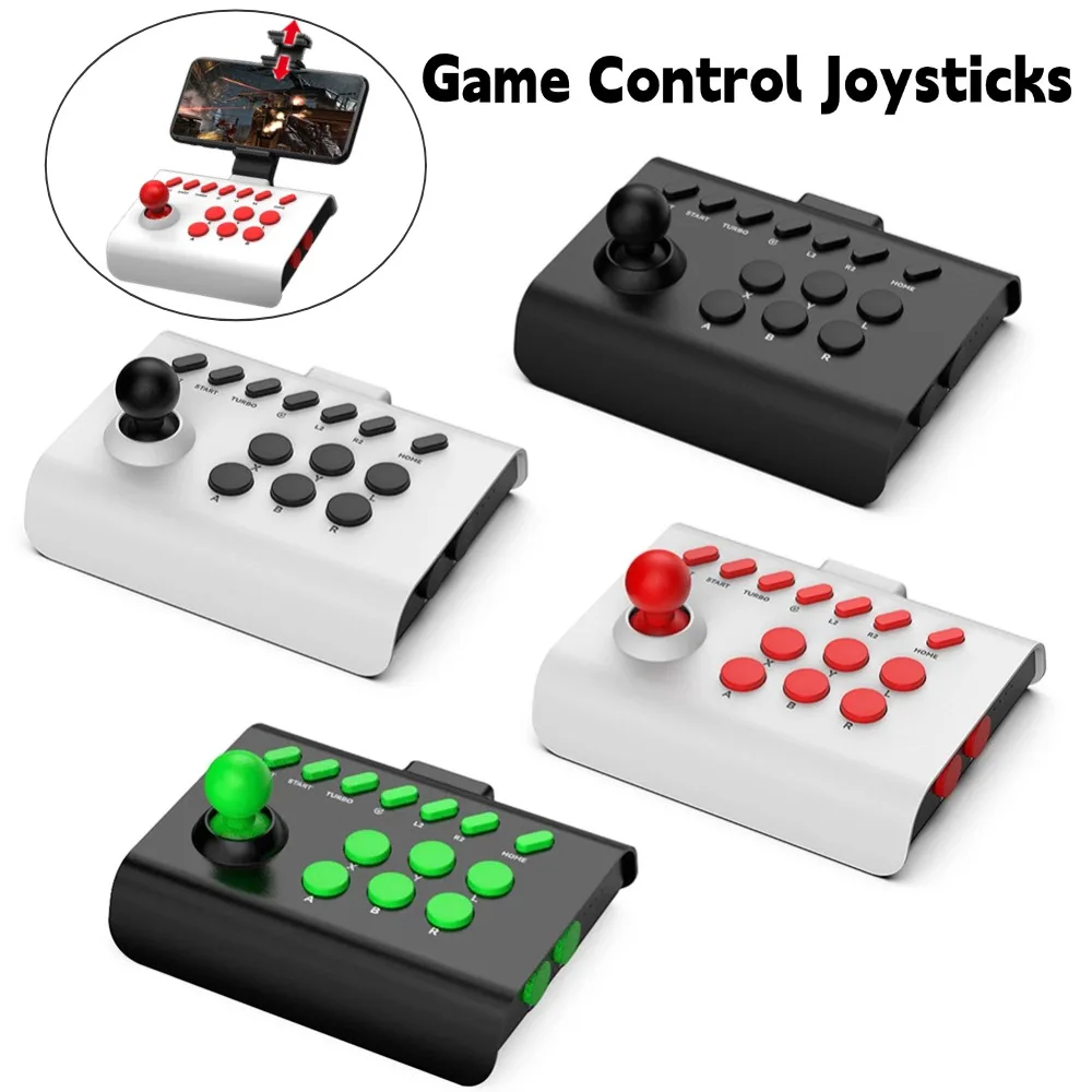 Potable Joystick 3 Connection Modes Arcade Stick Controller Sensitive Precise Support Turbo Serial Sending for Switch/PS4/PS3