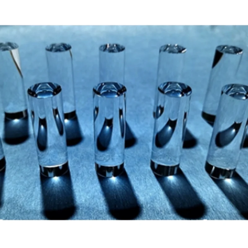 Transparent Round Quartz Glass Light Guide Rod Column Led High-Purity Quartz Rod Laser Transmission Ultraviolet Infrared