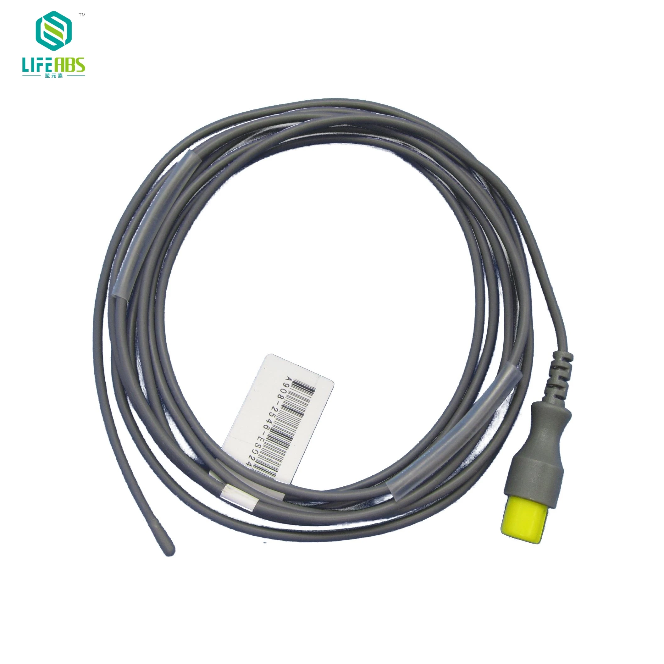

Reusable Temperature Probe for B*iolight A8 2pin Monitor,Adult/infant Skin Surface/Esophageal/Rectal TEMP Sensor and Adapter.