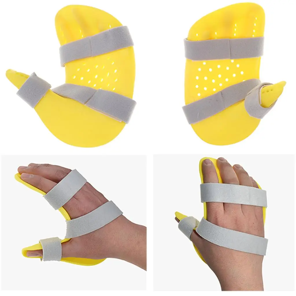 Finger Splint Board Plastic Separator Comfort Hand Brace for Preventing Flexion Convulsion and Fatigue